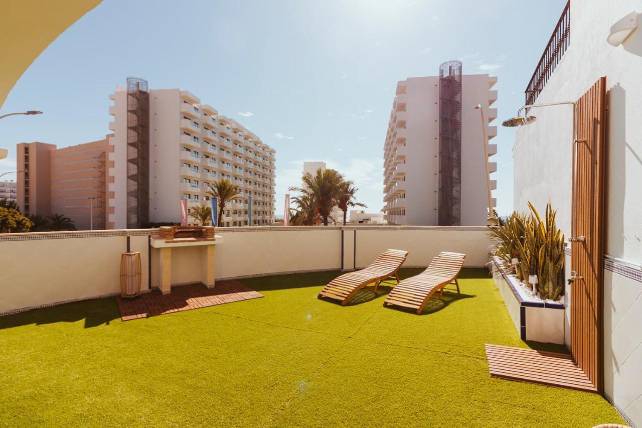 Apartamento Con Gran Terraza Junto A La Playa トレモリノス エクステリア 写真